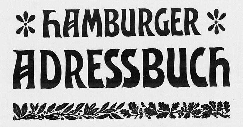 Hamburger Adressbücher Digital